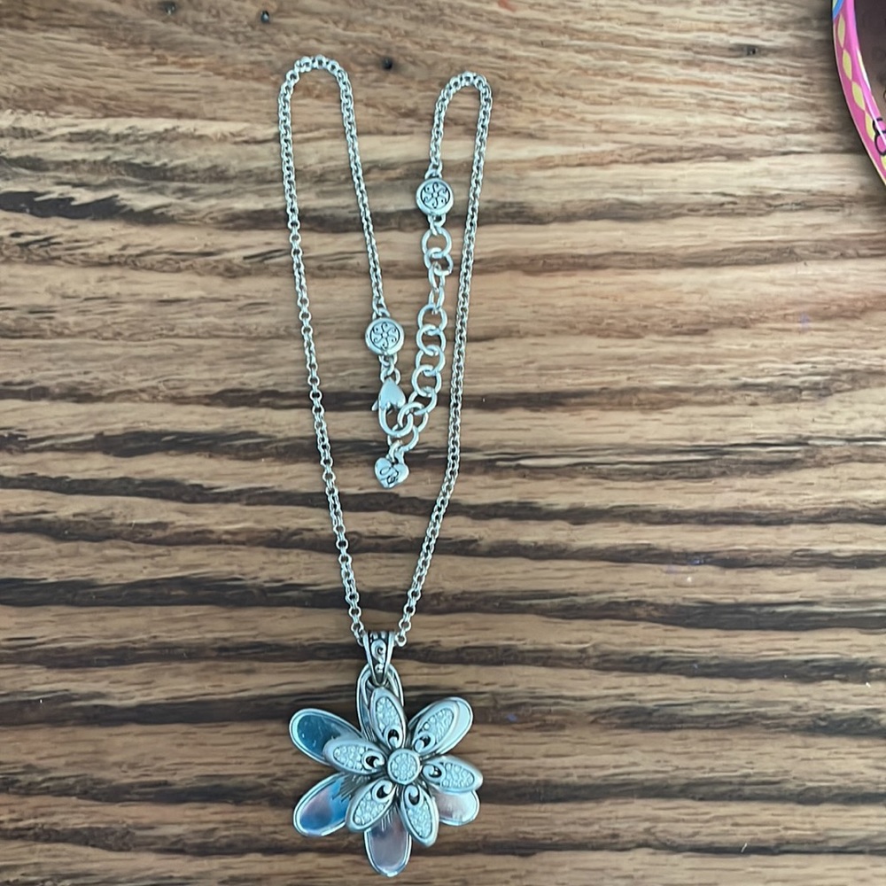 Brighton Dazzle Bloom Necklace, Tin included.
